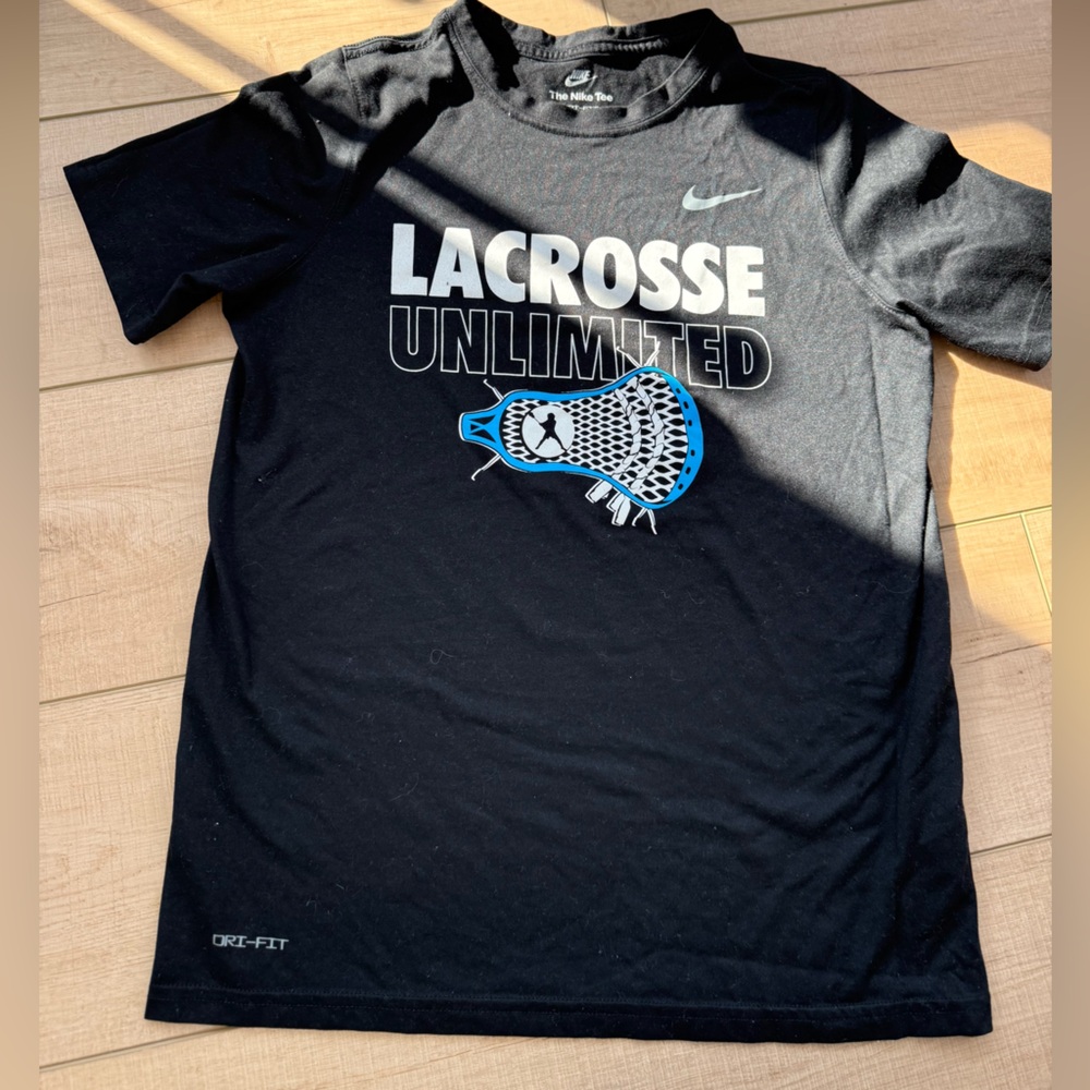 Nike Black Dri-FIT Tee Lacrosse Unlimited